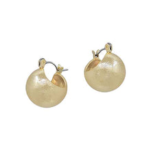 Load image into Gallery viewer, Gold Volumed Hoops