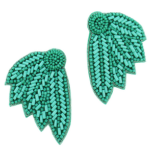Turquoise Beaded Wing
