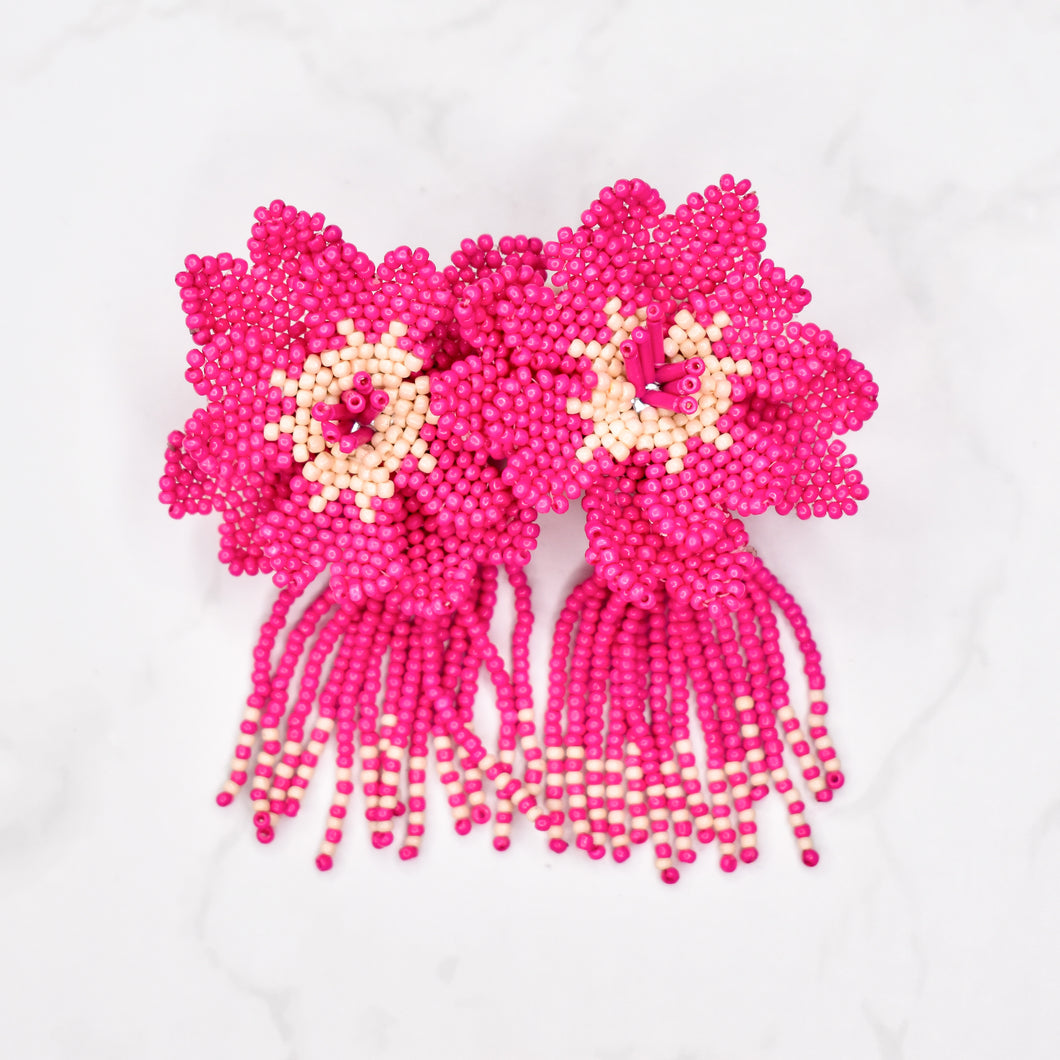 Pink Flower Fringe