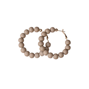 Taupe Ball of Fun Hoops