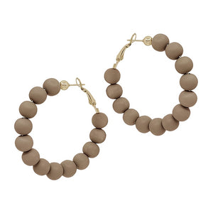 Taupe Ball of Fun Hoops